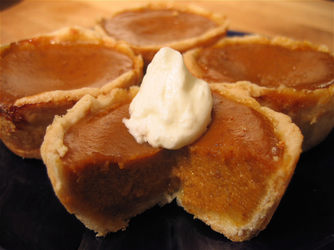 Pumpkin tartlets 