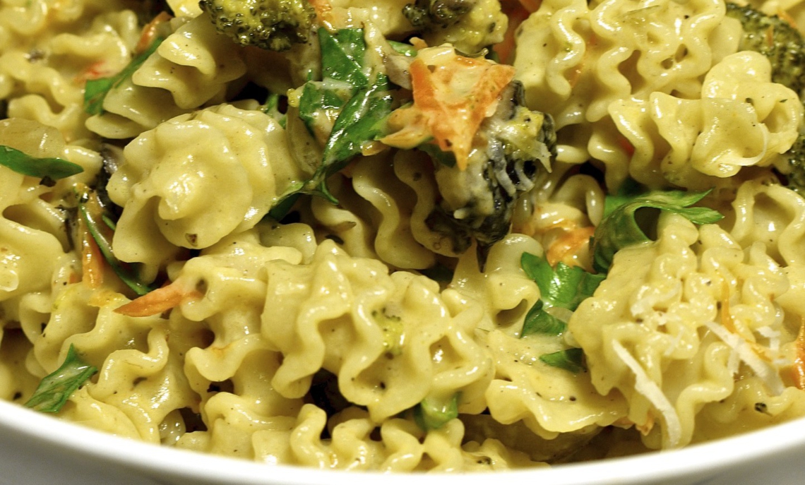 Radiatori pasta with broccoli